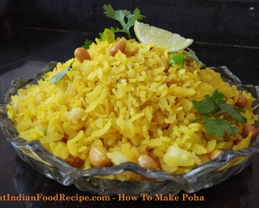 Indian Breakfast Recipe- Poha